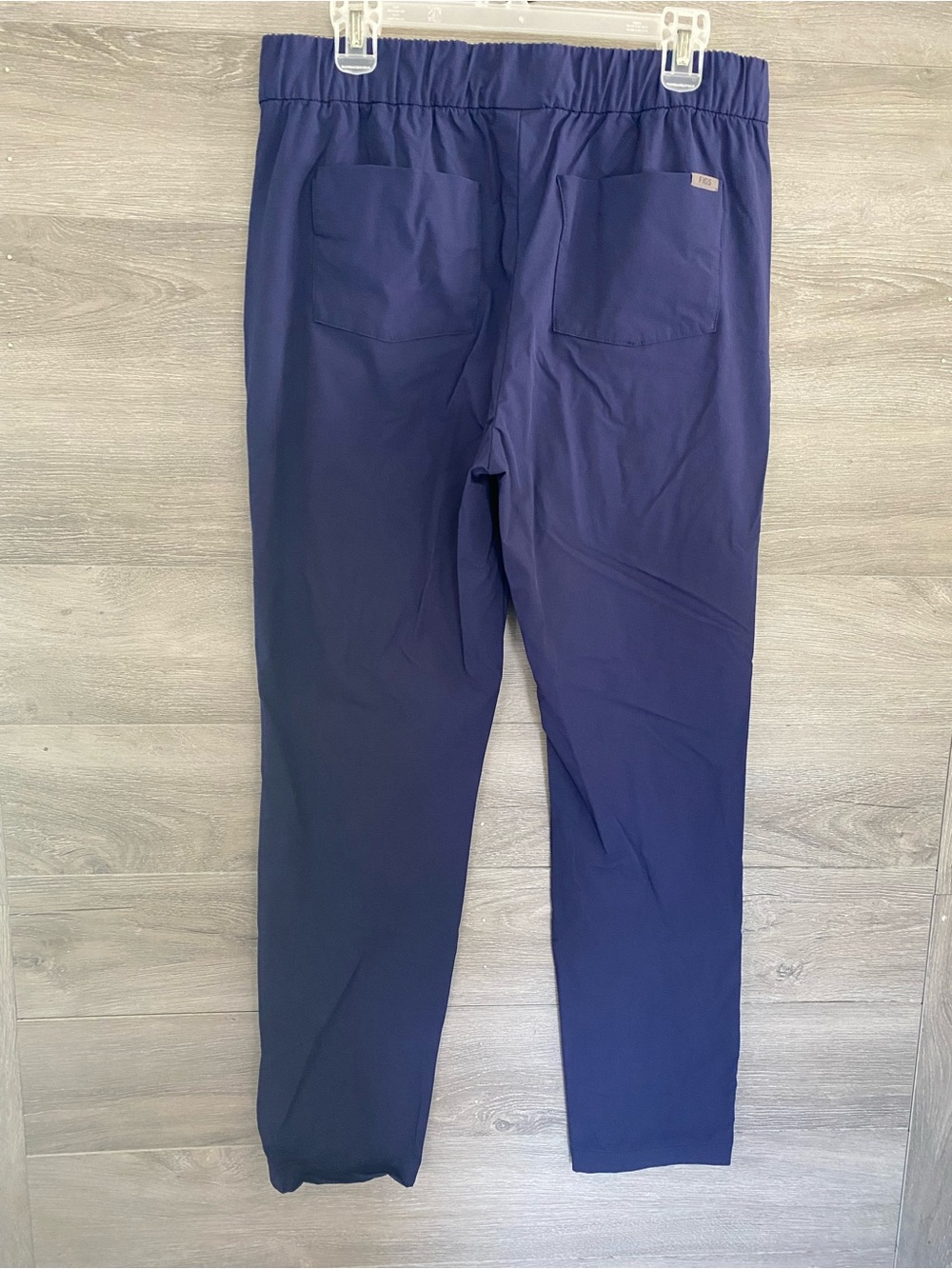 Figs Pro Slim Tapered Scrub Trouser Tall Blue View 3